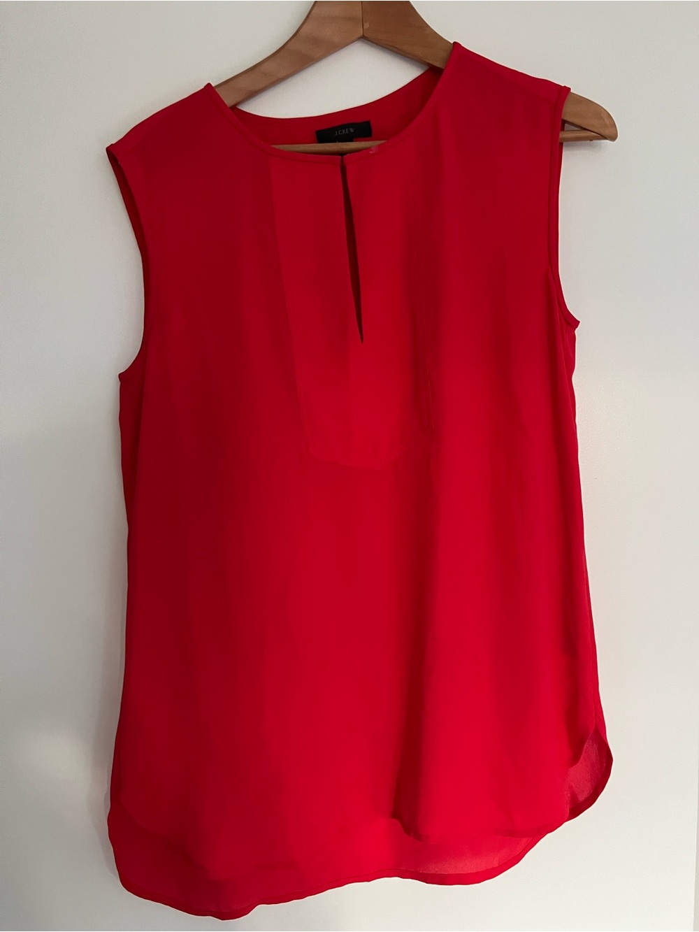 J. Crew Bright Red Sleeveless Camisole